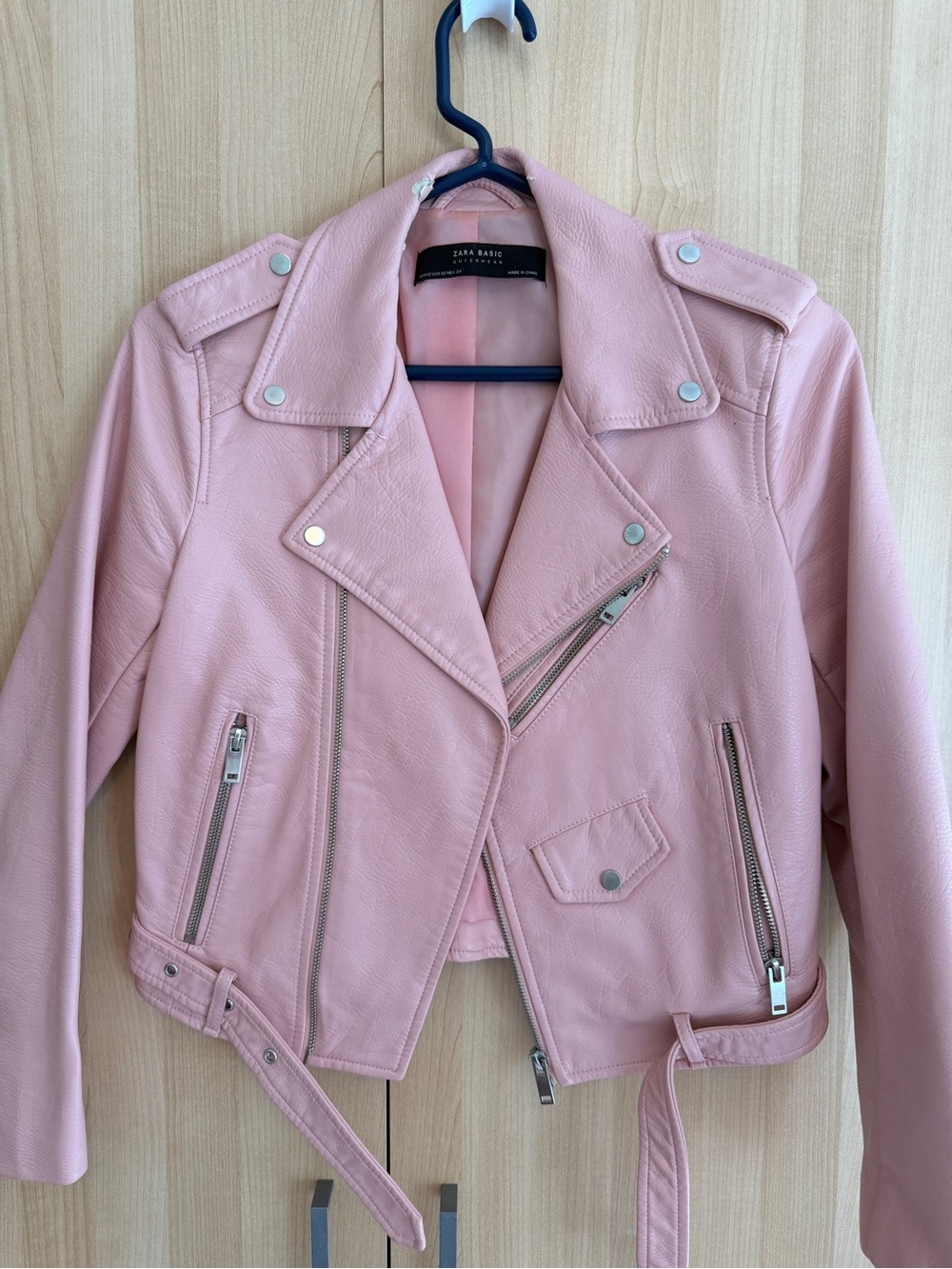 Zara Trafaluc Outerwear Pink Side Zippers JACKET